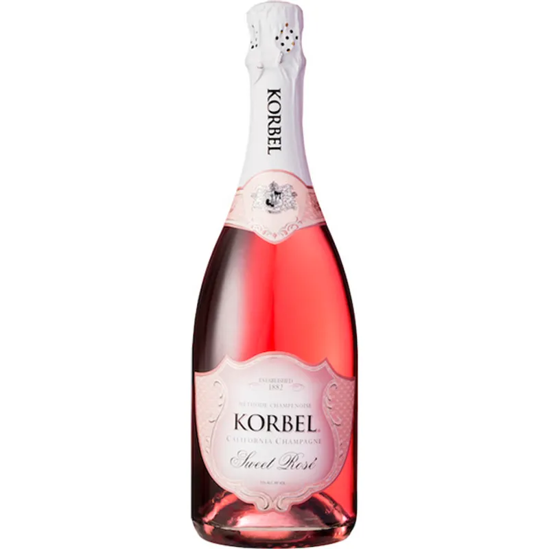 Korbel Sweet Rose Champagne Blend Sparkling Wine view 1