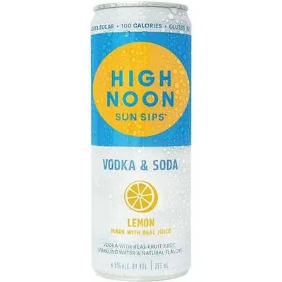 High Noon Lemon Vodka & Soda 355mL Can
