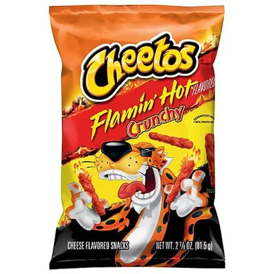 Cheetos Flamin' Hot Crunchy 2 7/8 oz Bag