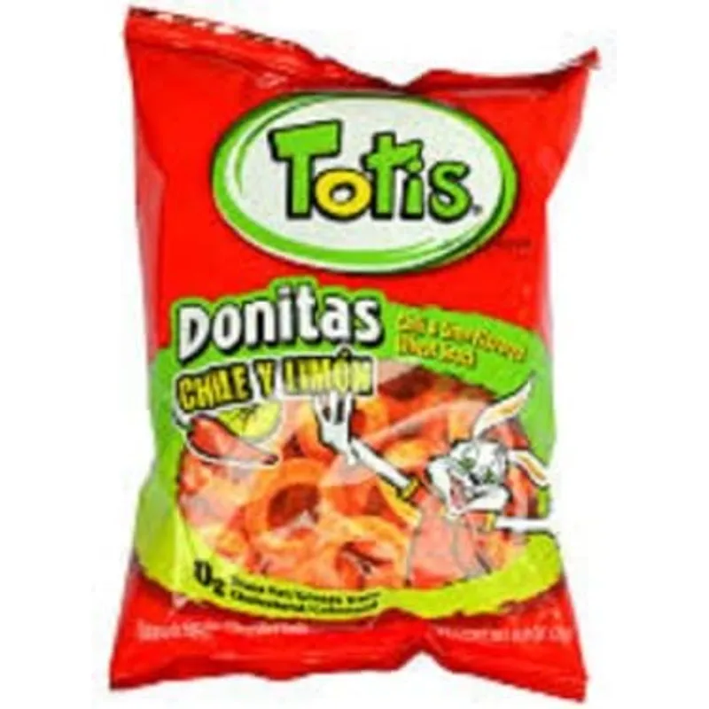 Totis Snacks Donitas Chile And Limon view 1