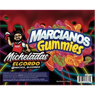 Micheladas El Gordo Marcianos Gummies