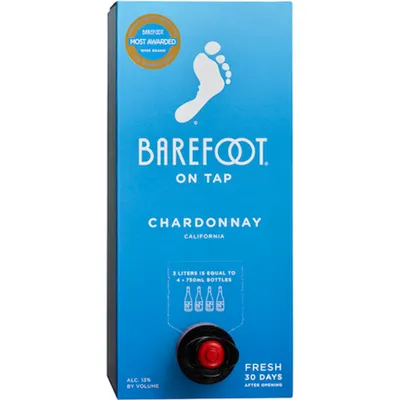 Barefoot On Tap Chardonnay 3L Box