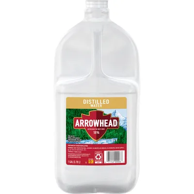 Arrowhead Distilled Water 1Gallon Count