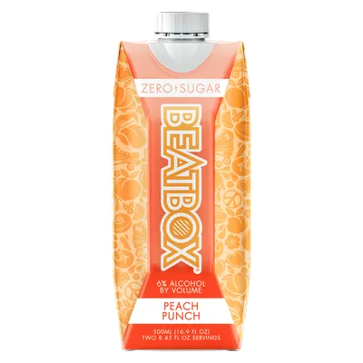 BeatBox Peach Punch Zero Sugar 500mL Carton