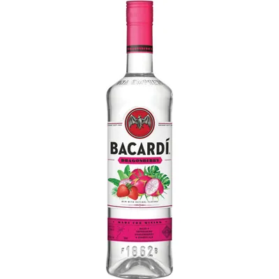 Bacardi Dragon Berry Strawberry Rum 750mL