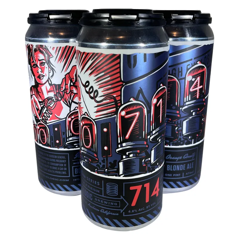Bottle Logic 714 Blonde Ale view 1