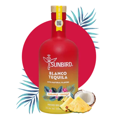 Sunbird Pineapple + Coconut Blanco Tequila 750ml Bottle