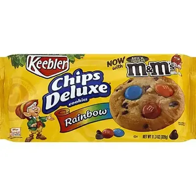 Keebler Chips Deluxe M&M's Milk Chocolate Chip Cookies 9.75 oz