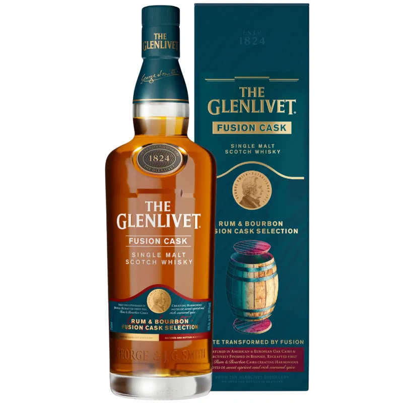 The Glenlivet Rum & Bourbon Fusion Cask Selection Single Malt Scotch Whisky view 1