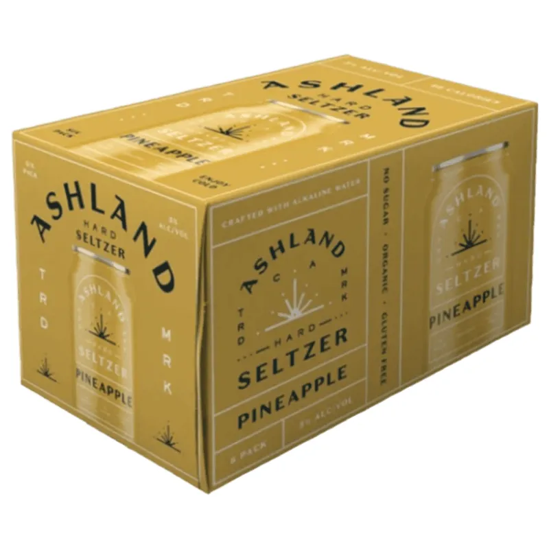 Ashland Pineapple Hard Seltzer view 1