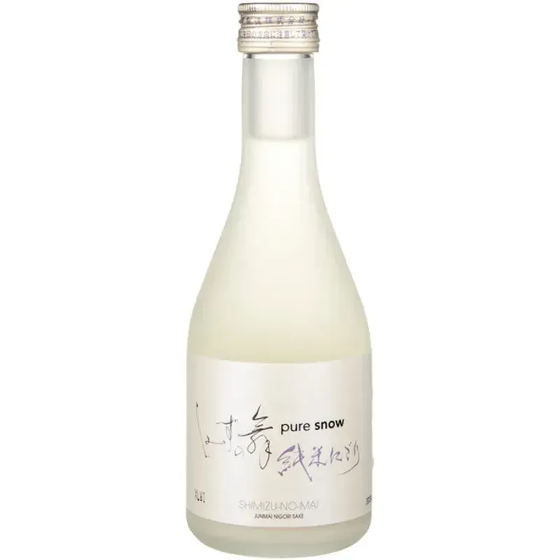Shimizu No-Mai Pure Snow Junmai Nigori Sake view 1