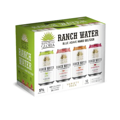 Rancho La Gloria Tx Ranch Water Co. Hard Seltzer Variety 12 Pack 12oz Cans