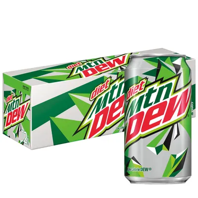 Diet Mountain Dew 12-pack 12 oz cans