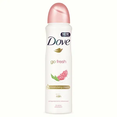 Dove Go Fresh Pomegranate & Lemon Verbena Antiperspirant Deodorant Spray 150ml