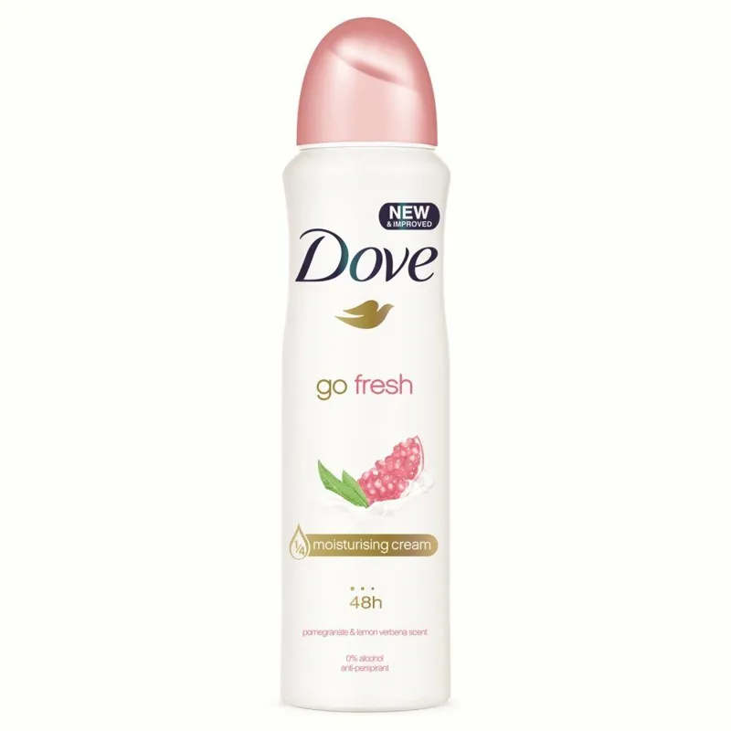 Dove Go Fresh Pomegranate & Lemon Verbena Antiperspirant Deodorant Spray view 1