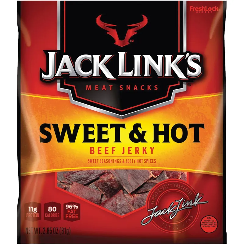 Jack Link's Meat Snacks Beef Jerky Sweet & Hot Box view 1