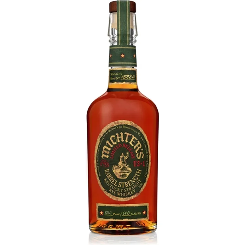 Michters Limited Release Barrel Strength Kentucky Straight Rye Whiskey view 1