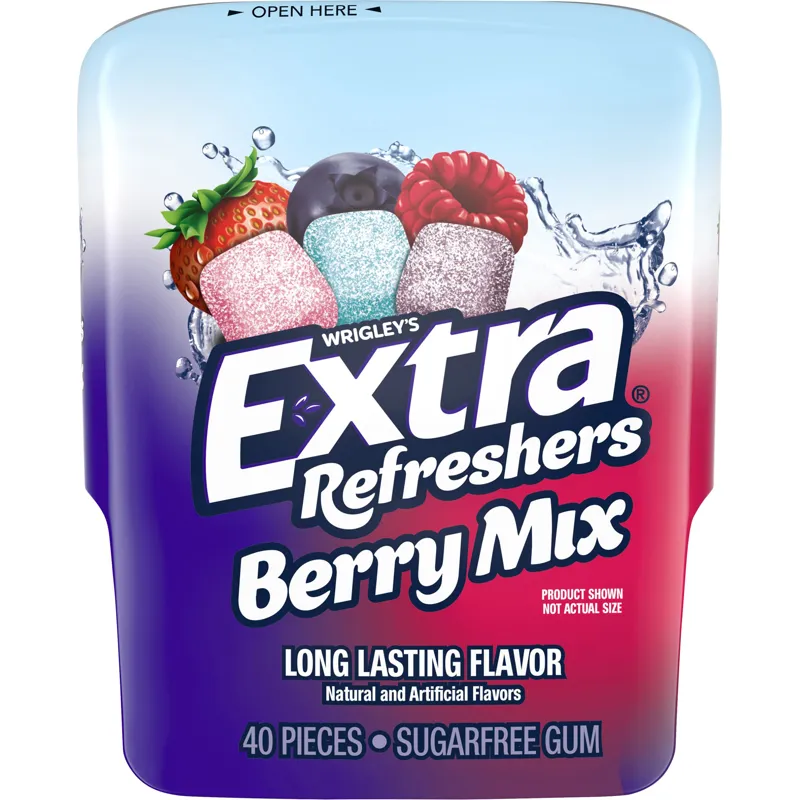 Extra Refreshers Sugar Free Berry Mix Gums view 1