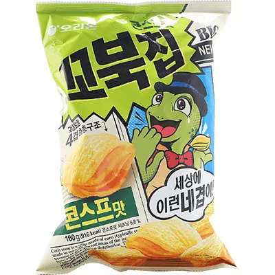 Orion Turtle Chip Sweet Corn Soup Taste 160g
