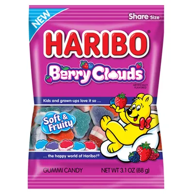 HARIBO Berry Clouds 3.1 oz Bag