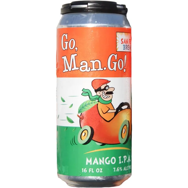 San Fernando Brewing Co. Go Man Go Mango IPA view 1