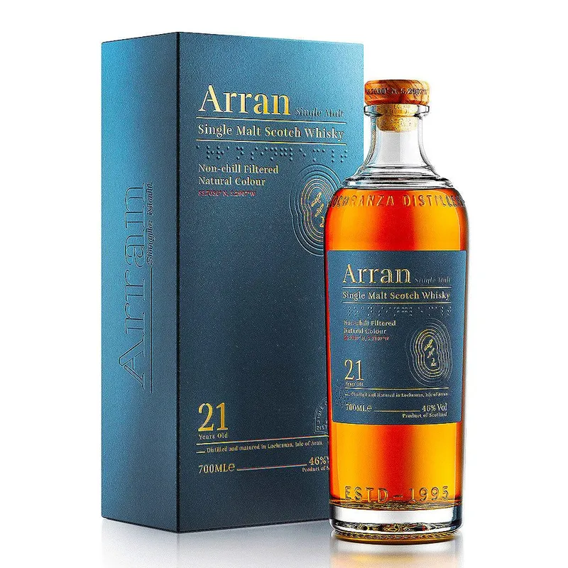Arran Single Malt Scotch Whisky 21 Year Old view 1