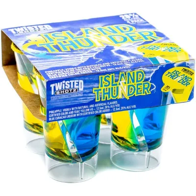 Twisted Shotz Island Thunder 4 Pack 100 ml