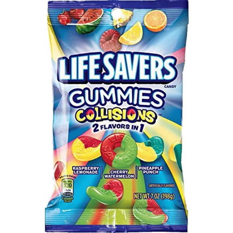 Lifesavers Gummies Collisions Candy 2 Flavors In 1 view 1