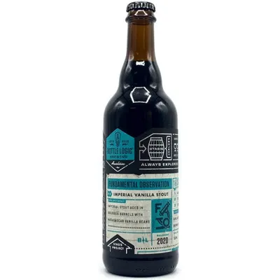 Bottle Logic Fundamental Observation Ba Imperial Vanilla 500ml Bottle
