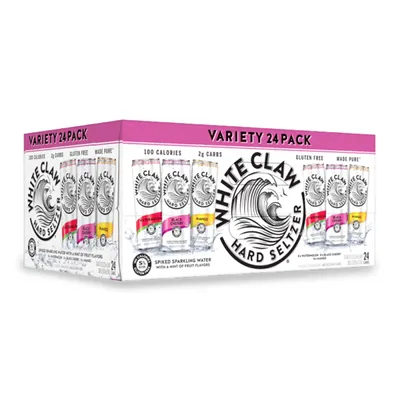 White Claw Hard Seltzer Variety Pack 24x 12 oz cans