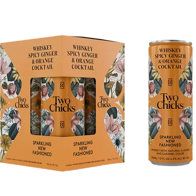 Two Chicks Sparkling New Fashioned 4x 12oz Cans