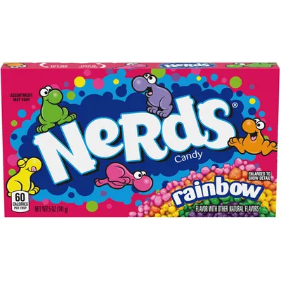 Nerds Rainbow Candy Video 5oz Carton