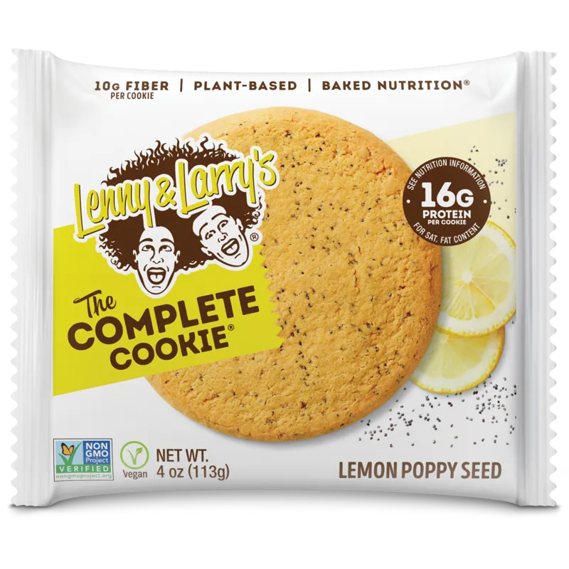 Lenny & Larry's The Complete Cookie Lemon Poppy Seed Protein Cookie view 1