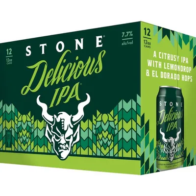 Stone Delicious IPA 12 Pack 12oz Cans 7.7% ABV