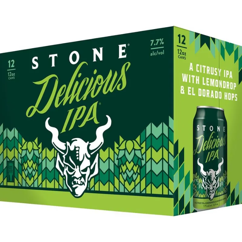 Stone Delicious IPA view 1