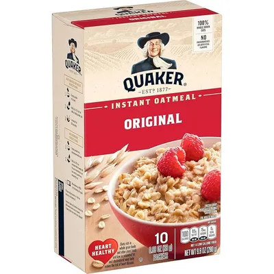 Quaker Instant Oatmeal Original 9.8 oz 10-pack Boxs