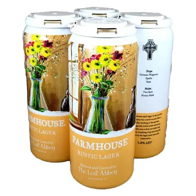 The Lost Abbey Farmhouse Rustic Lager 4-pack 16 oz cans