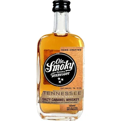 Ole Smoky Whiskey Salty Caramel 50ml Bottle