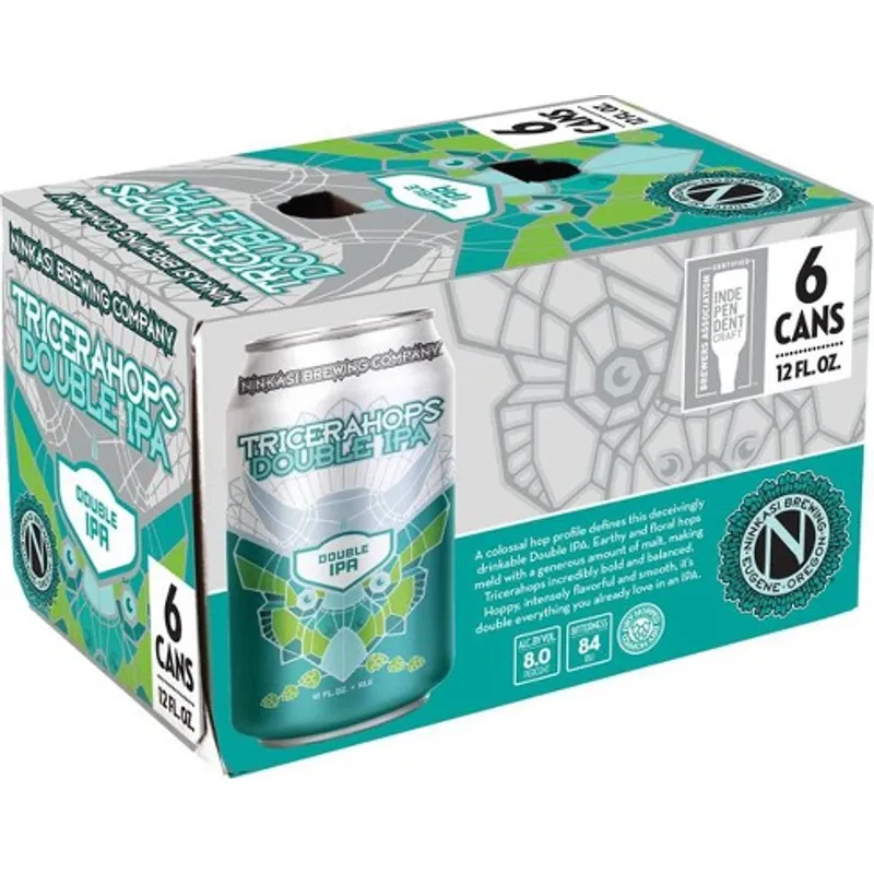 Ninkasi Tricerahops Double IPA view 1