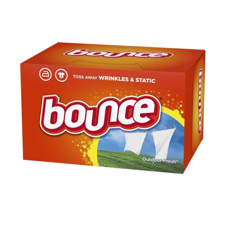Bounce Outdoor Fresh Fabric Softener Dryer Sheets Box view 1