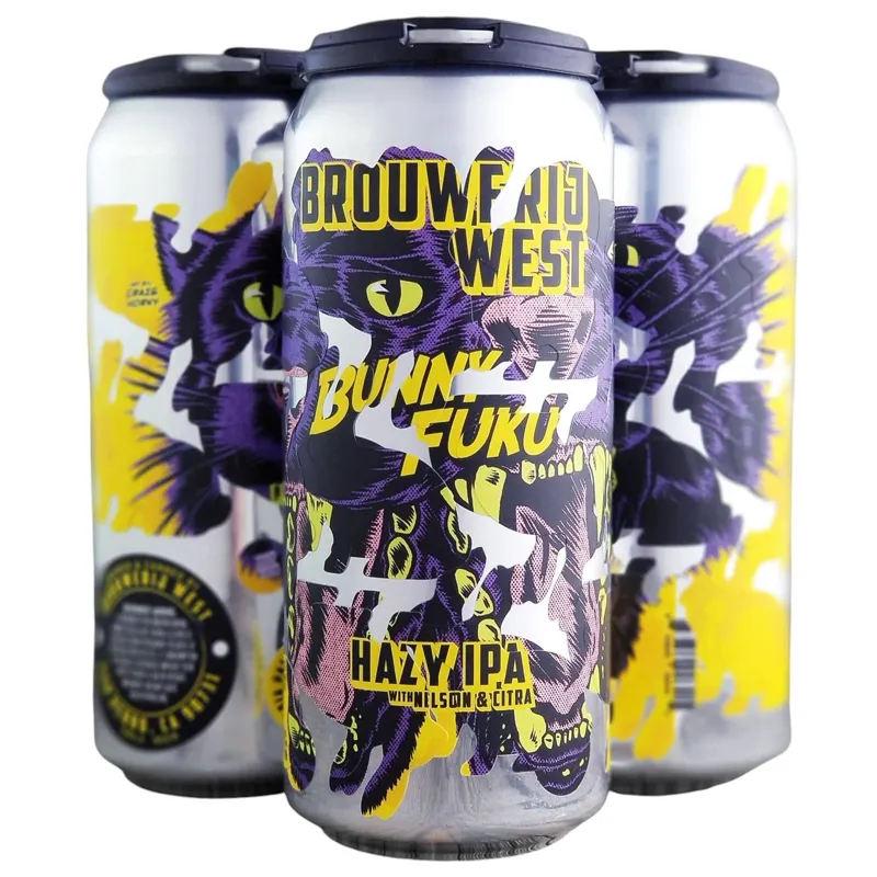 Brouwerij West Bunny Fuku Hazy IPA view 1