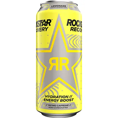 Rockstar Recovery Lemonade Energy Drink 16oz Can