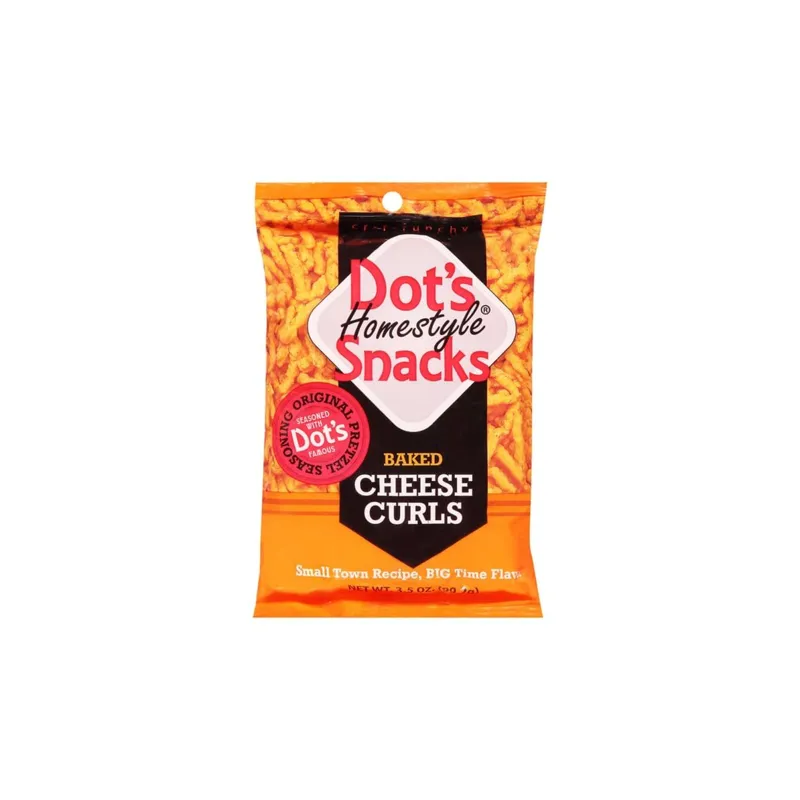 Dot's Homestyle Snacks Original Seasoned Baked Cheese Curls Bag view 1