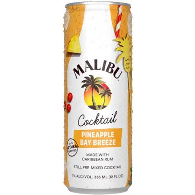 Malibu Pineapple Bay Breeze 12 oz Can