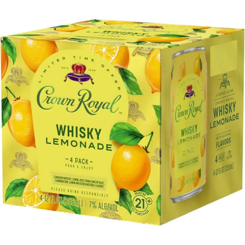 Crown Royal Whisky Lemonade Box view 1