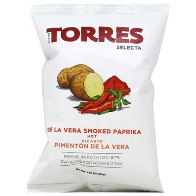 Torres Smoked Paprika Potato Chips 50g Bag
