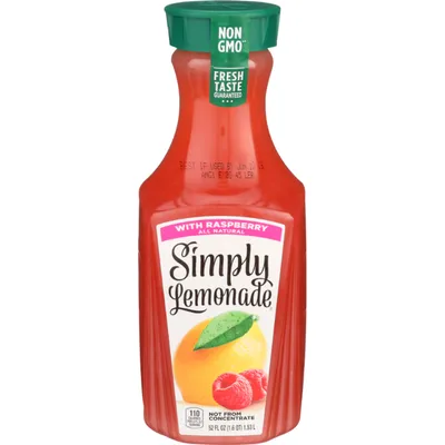 Simply Raspberry Lemonade 52oz Bottle