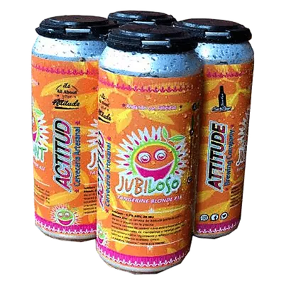 Attitude Brewing Jubilant Tangerine Blonde Ale 6-pack 12oz cans