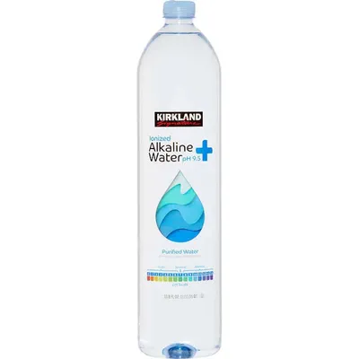 Kirkland Signature Alkaline Water 12oz Plastic Bottle