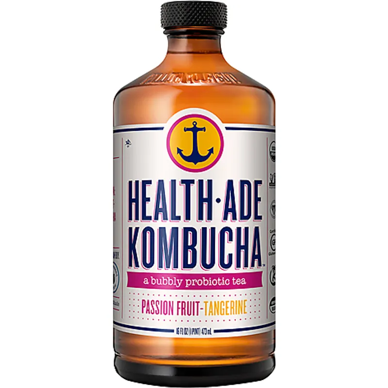 Health-Ade Passion Fruit Tangerine Kombucha view 1